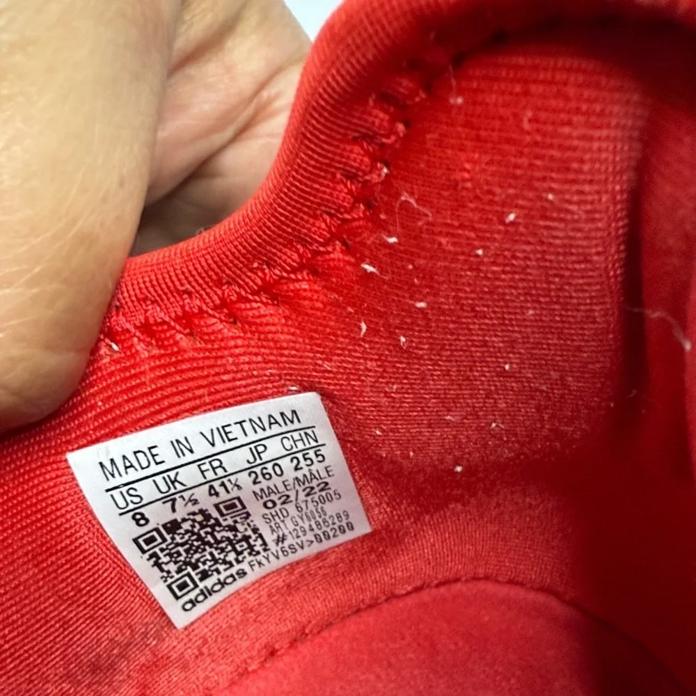 adidas Red Athletic Shoes